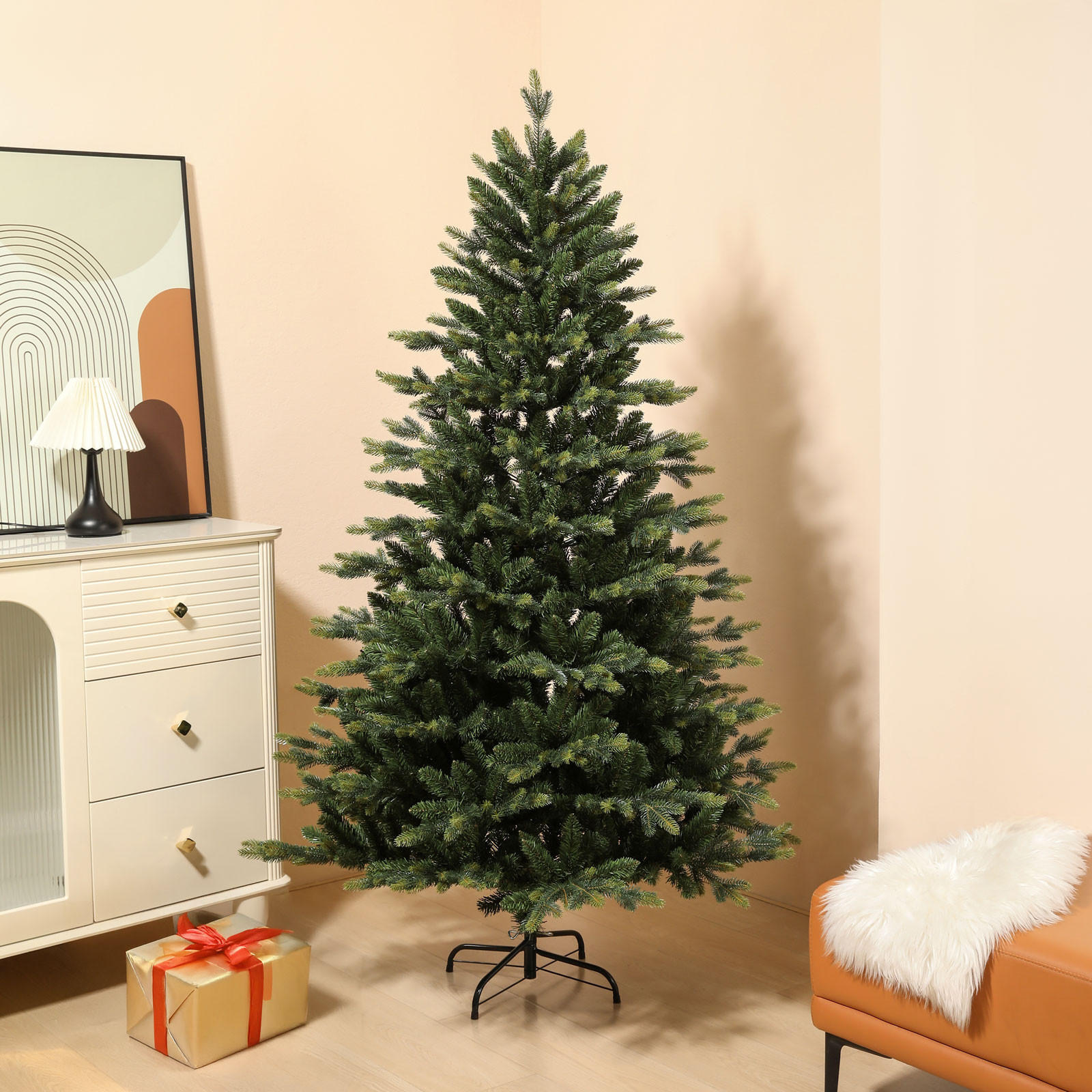 WEIHNACHTSBAUM künstlich - Grün, Kunststoff (180cm) - SVITA