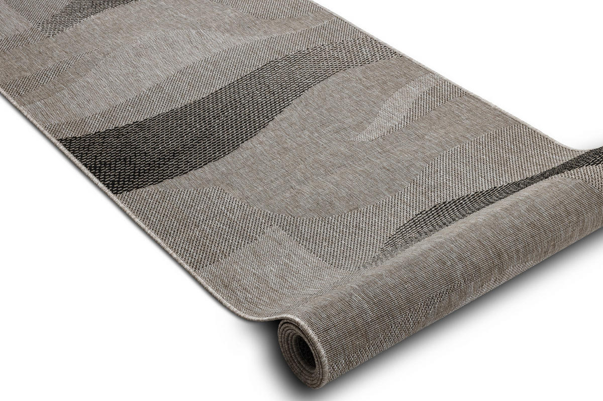 LÄUFER SIZAL FLOORLUX 120/170 cm - Silberfarben, Textil (120/170cm) - rugsX