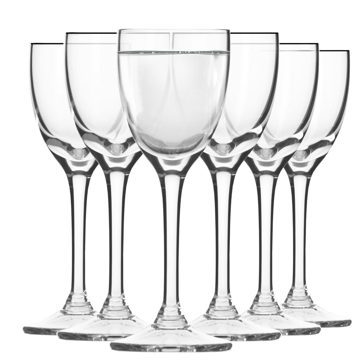 VODKAGLÄSER, 6er-Set, 35 ml - Transparent, Glas (0.035L) - Krosno Glass
