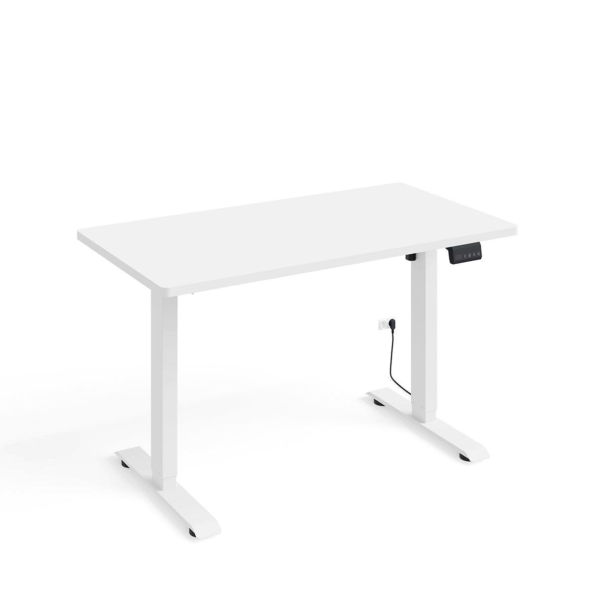 PISALNA MIZA Ergo Mat belo - bela, leseni material (65/120/73cm) - Petits-meubles