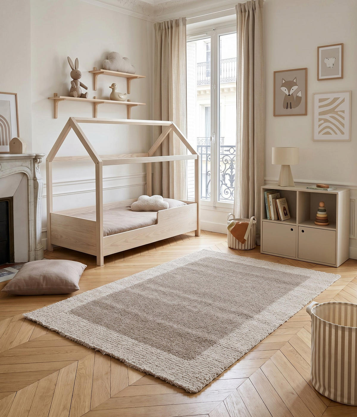 DESIGN-TEPPICH weich und dick beige - Beige, Textil (160/230cm) - AFK Living