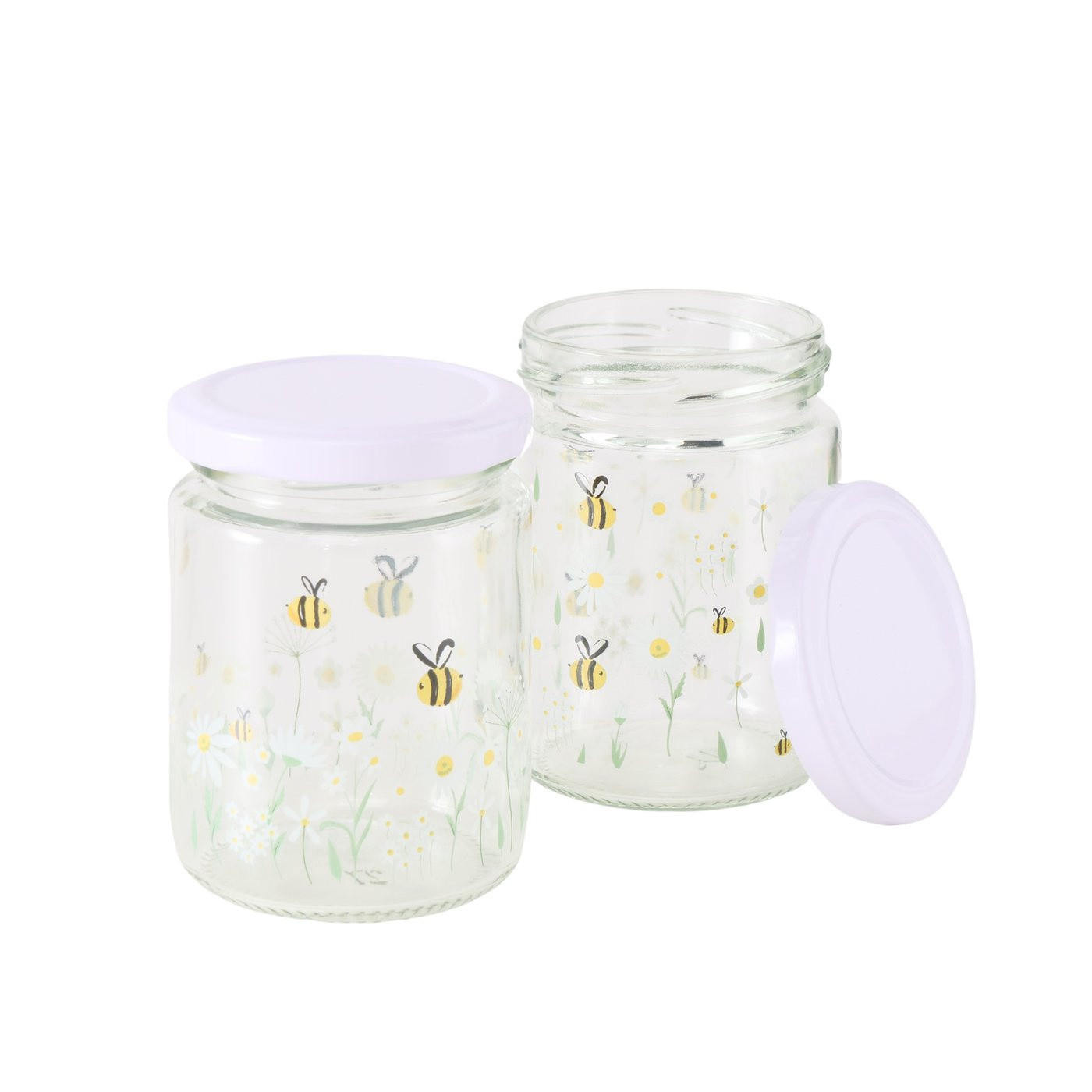HONIGGLÄSER HONEY 240 ml 2er-Set - Transparent, Glas (6.8/9.3/6.8cm) - Boltze Home
