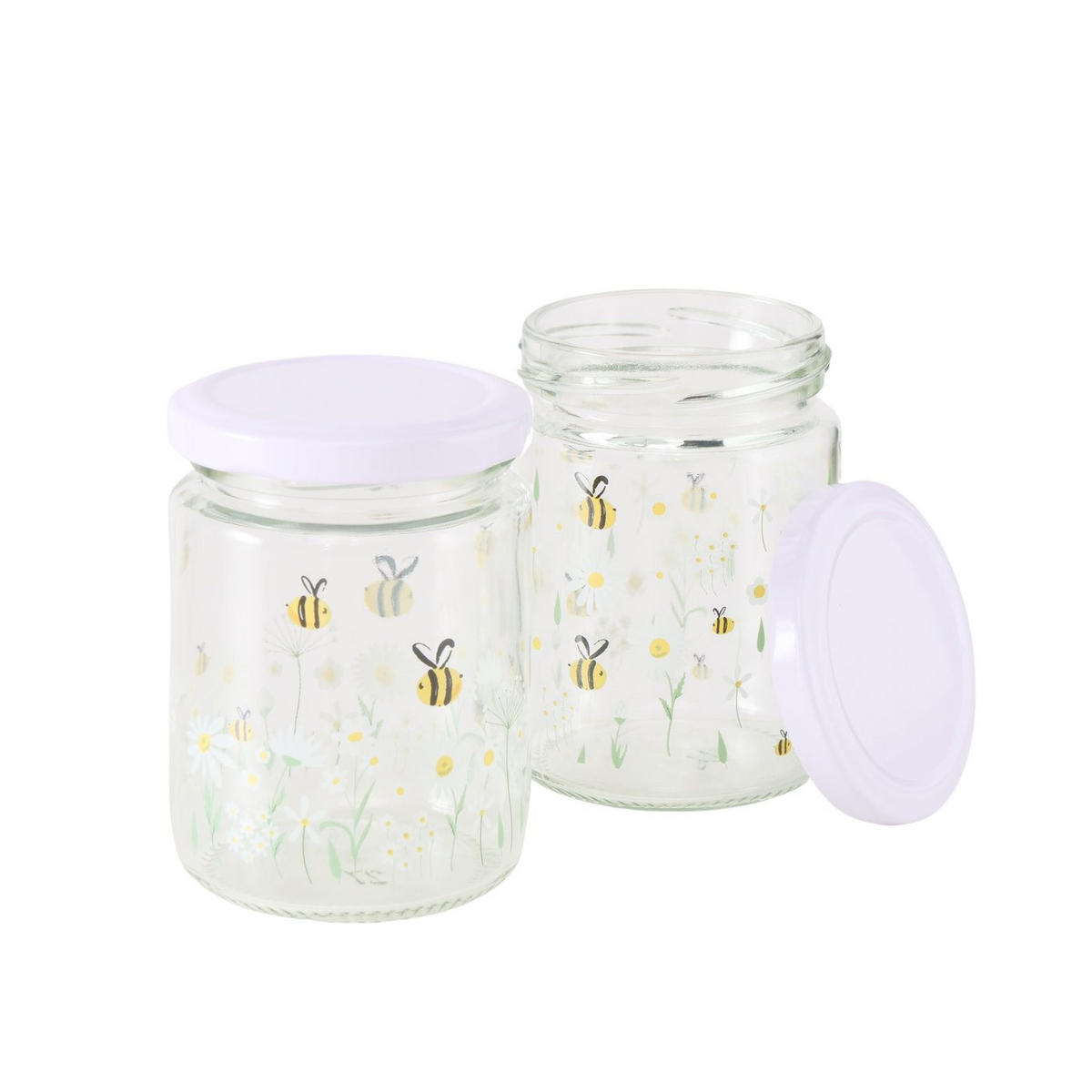 HONIGGLÄSER HONEY 240 ml 2er-Set - Transparent, Glas (6.8/9.3/6.8cm) - Boltze Home