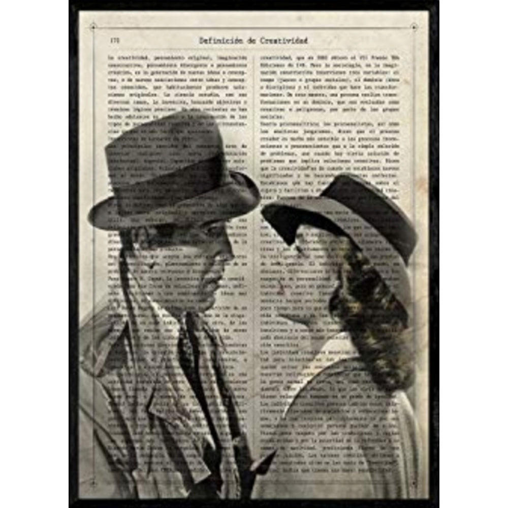 POSTER Schreckliche Wahrheit A4 Schwarzer Rahmen - Schwarz, Papier (29.7/5/21cm) - Nacnic