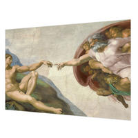 FOTOTAPETE 152x104 cm - Spiritueller Kontakt - Beige, Textil (152/104cm) - Wallfluent