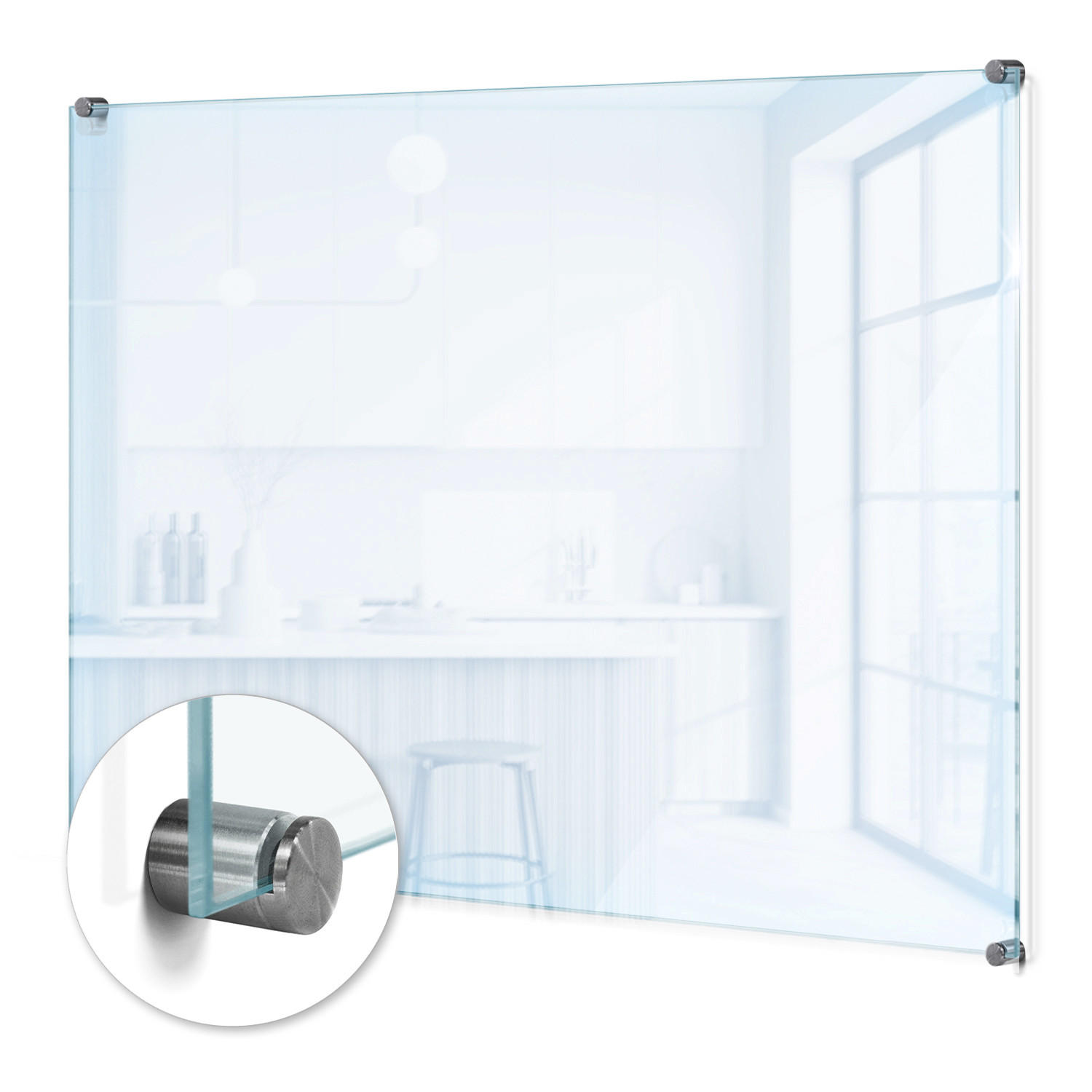 KÜCHENRÜCKWAND - Transparent, Glas (80/60/0.4cm) - ArtPrintCave