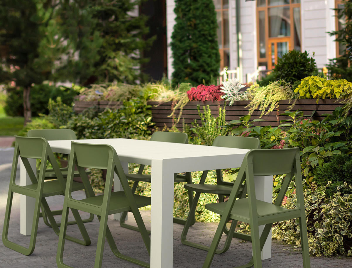 KLAPPSTUHL SLAG Grün - Olivgrün, Kunststoff (48/45/48cm) - Légia Home