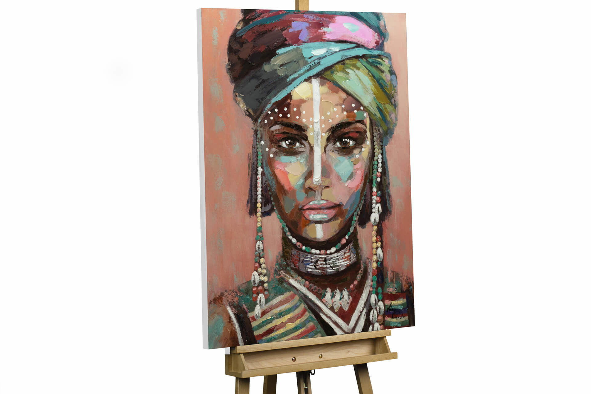 ÖLGEMÄLDE 70/100 cm - Multicolor, Holz/Textil (1.76/100cm) - KUNSTLOFT