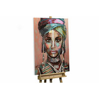 ÖLGEMÄLDE 70/100 cm - Multicolor, Holz/Textil (1.76/100cm) - KUNSTLOFT