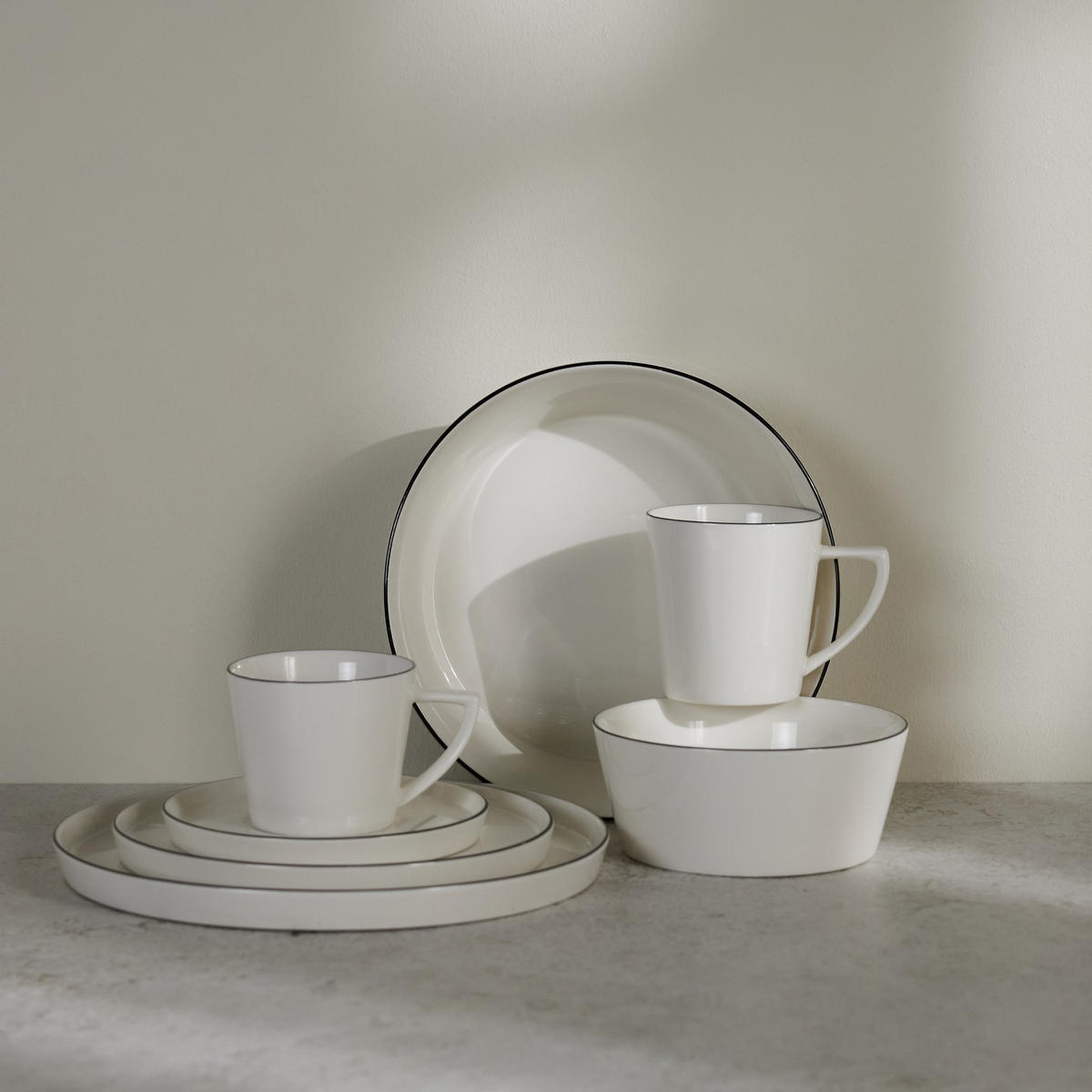 ESSTELLER Rimo - Schwarz, Keramik (26cm) - home&you