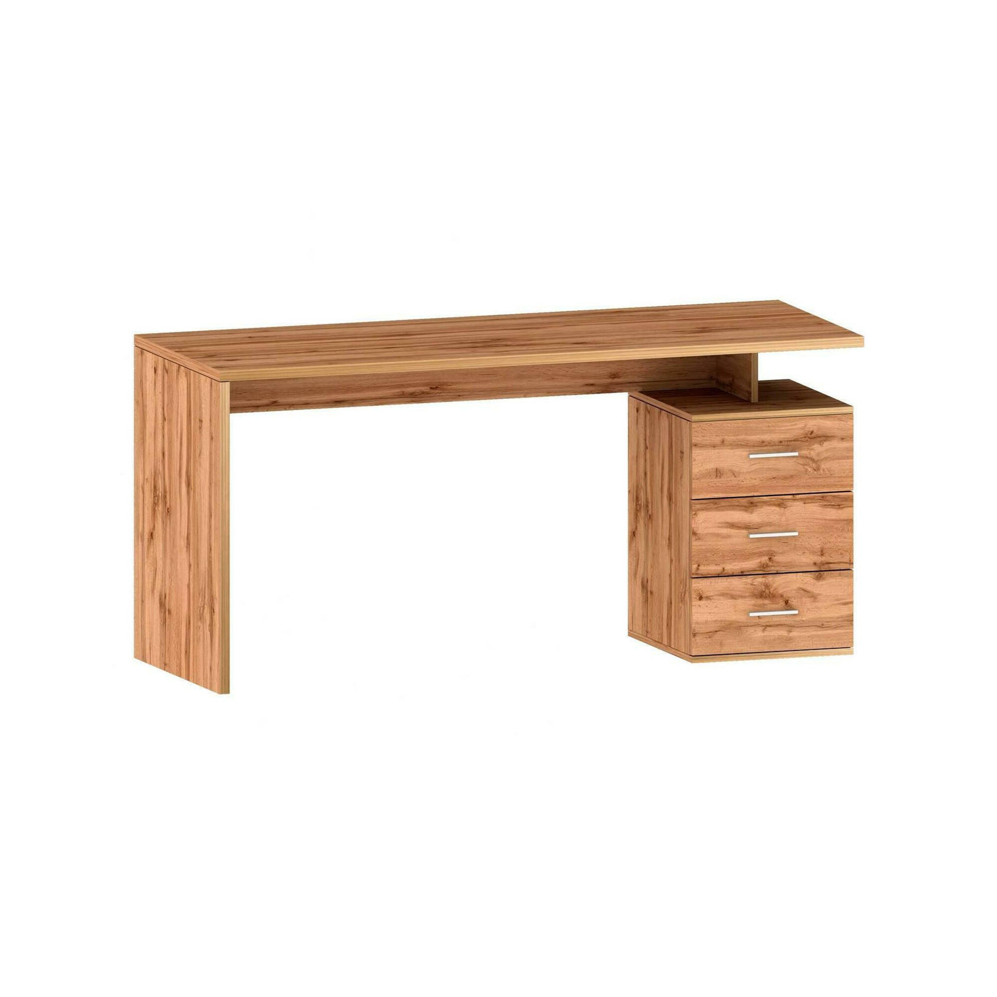 SCHREIBTISCH Eiche 60/160/75 cm - Braun, Holzwerkstoff (60/160/75cm) - DMORA
