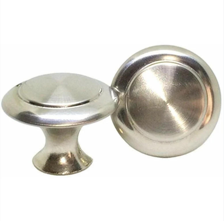 SCHRANKKNOPF Silber 20er-Set Edelstahl - Multicolor, Metall (2.2/2.2/2.7cm)