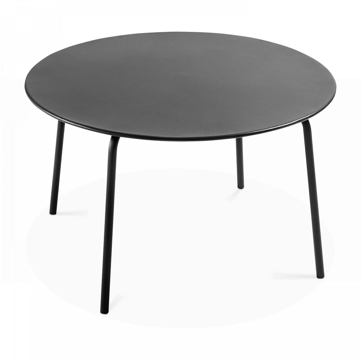 GARTENSET 7-tlg., Grau - Grau, Metall - Oviala