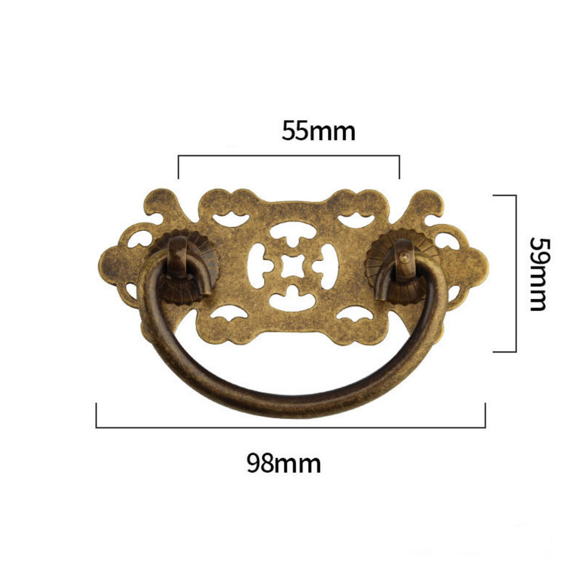 SCHRANKKNOPF 16er-Set - Goldfarben, Metall (5.9/1/9.8cm)