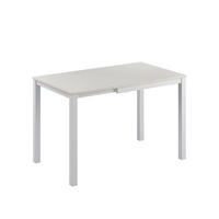 ESSTISCH Granny Weiß 120 x 70 cm ausziehbar - Weiß, Holzwerkstoff (70/120/76cm) - Vicco