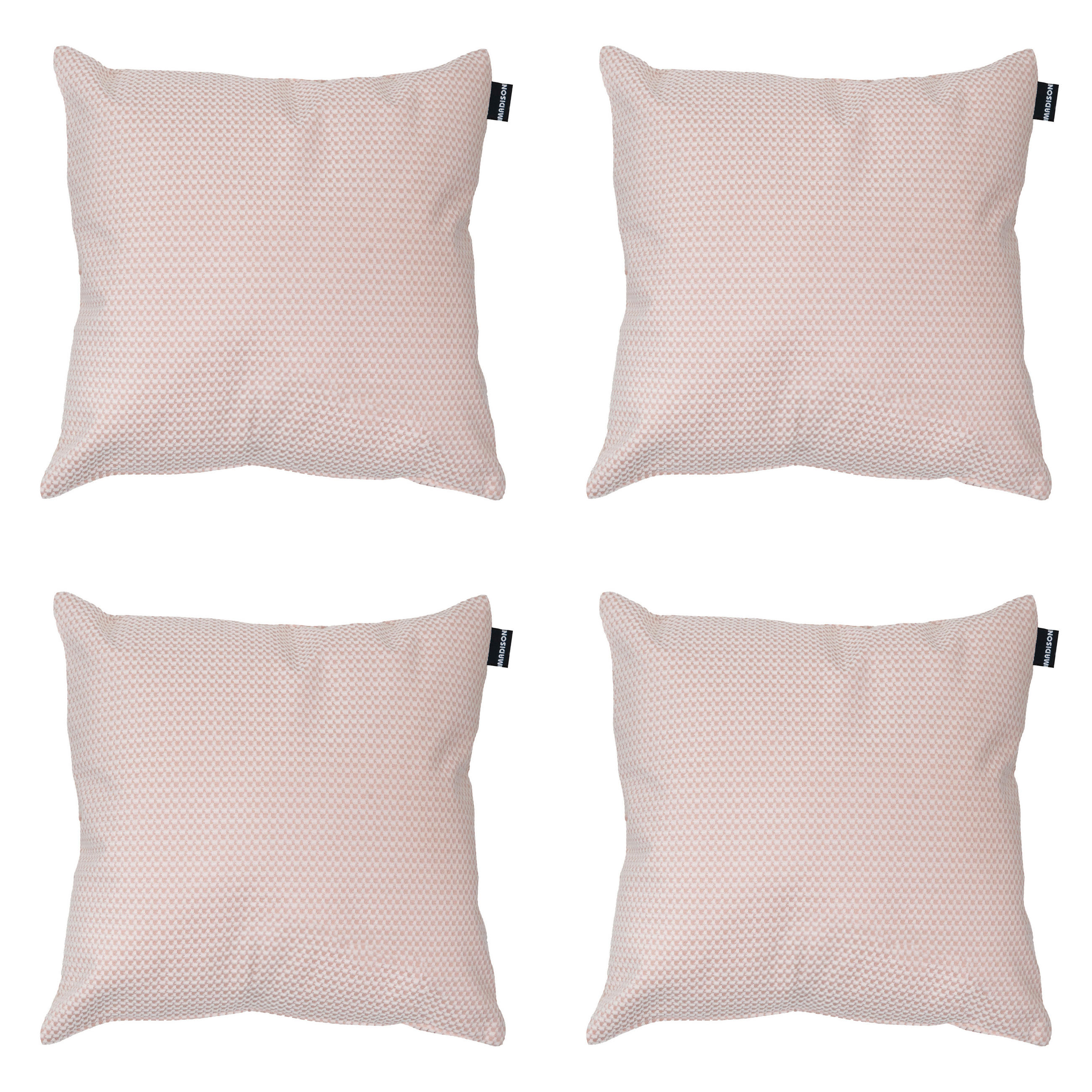 DEKORATIONSKISSEN Madison Home - Rosa - 45/45/10 cm - 4er-Set - Hellrosa, Textil (45/45cm) - Madison