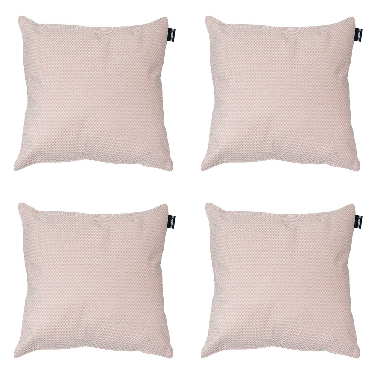 DEKORATIONSKISSEN Madison Home - Rosa - 45/45/10 cm - 4er-Set - Hellrosa, Textil (45/45cm) - Madison