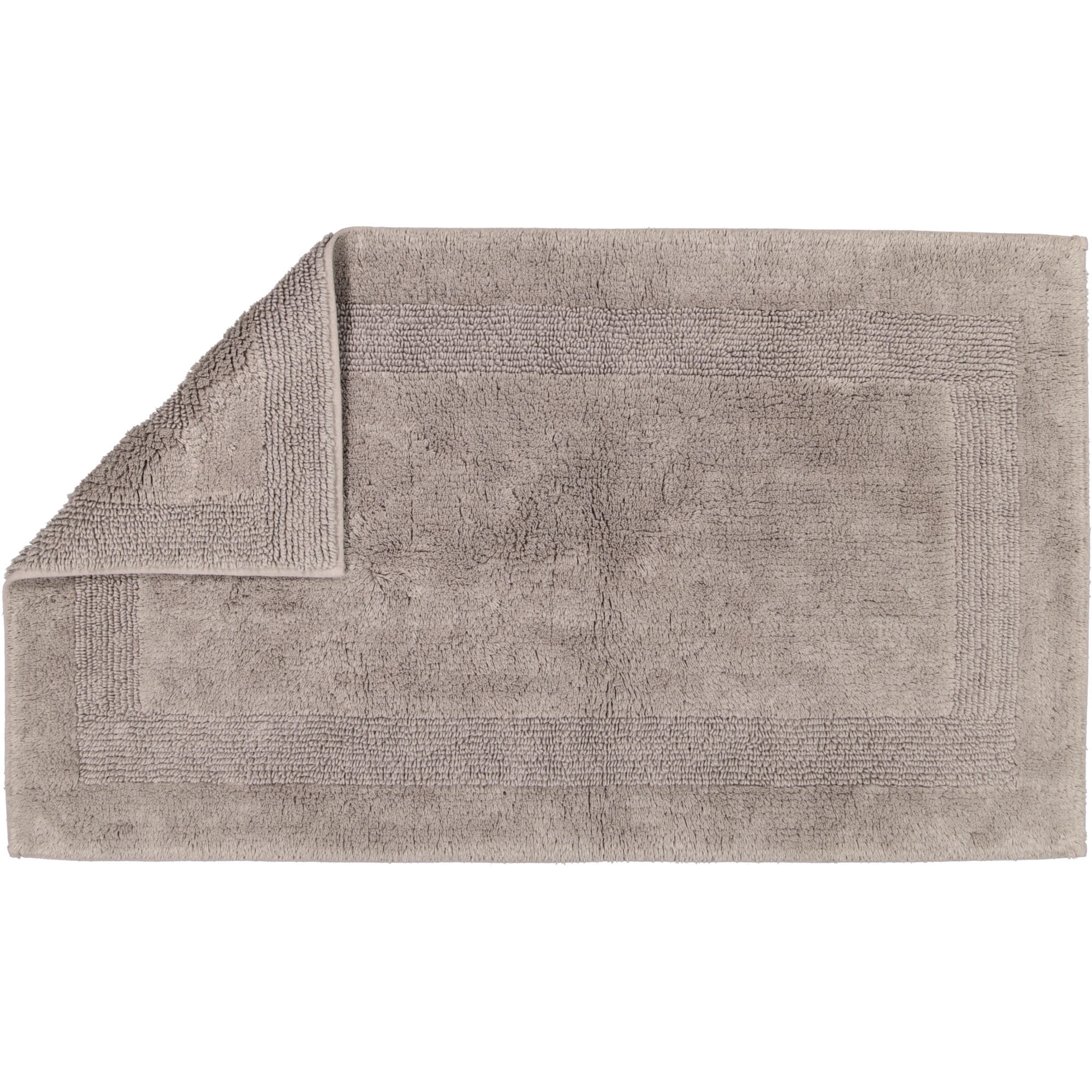 BADTEPPICHE LUXUS BADTEPPICH 1000 GRAPHIT - 779 - Grau, Textil (60/100cm) - Cawö