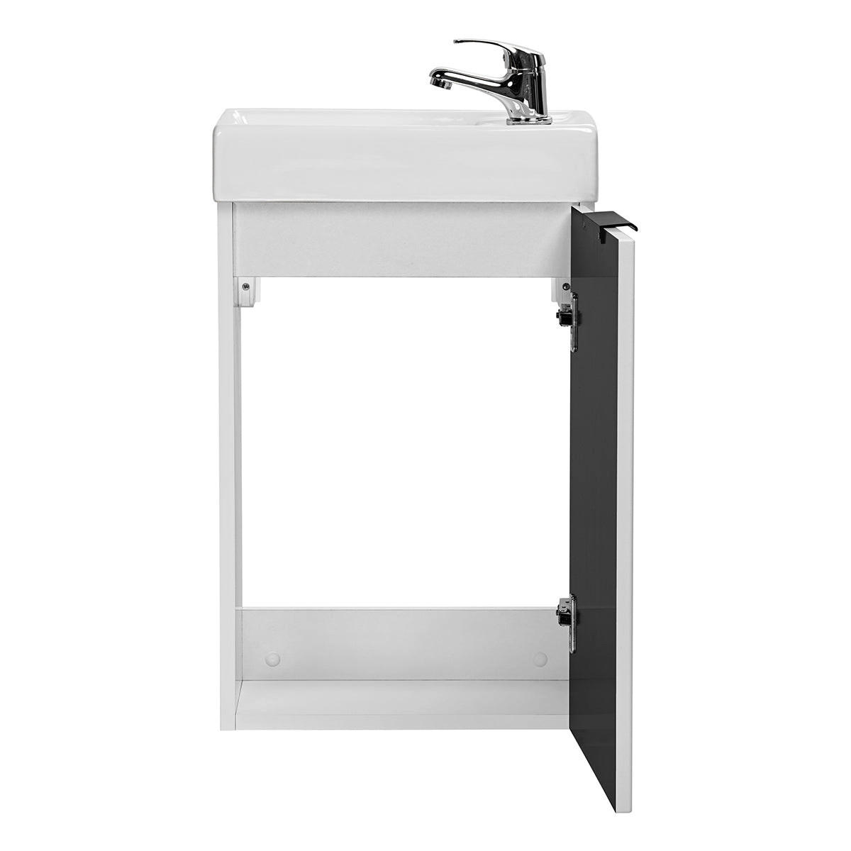 UMIVAONIK 40cm Adriel Bijeli - bijela, drvni materijal (40/66/22cm) - Petits-meubles