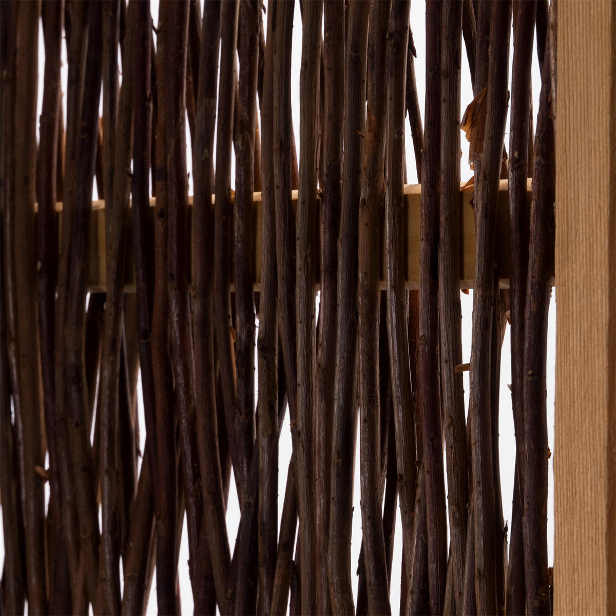 RAUMTEILER Bosca Weide - Naturfarben, Naturmaterialien (120/170/5cm) - CREEDWOOD