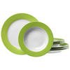 TAFELSERVICE Doppio Grün 8er Set - Grün, Keramik (1/1/1cm) - Ritzenhoff Breker