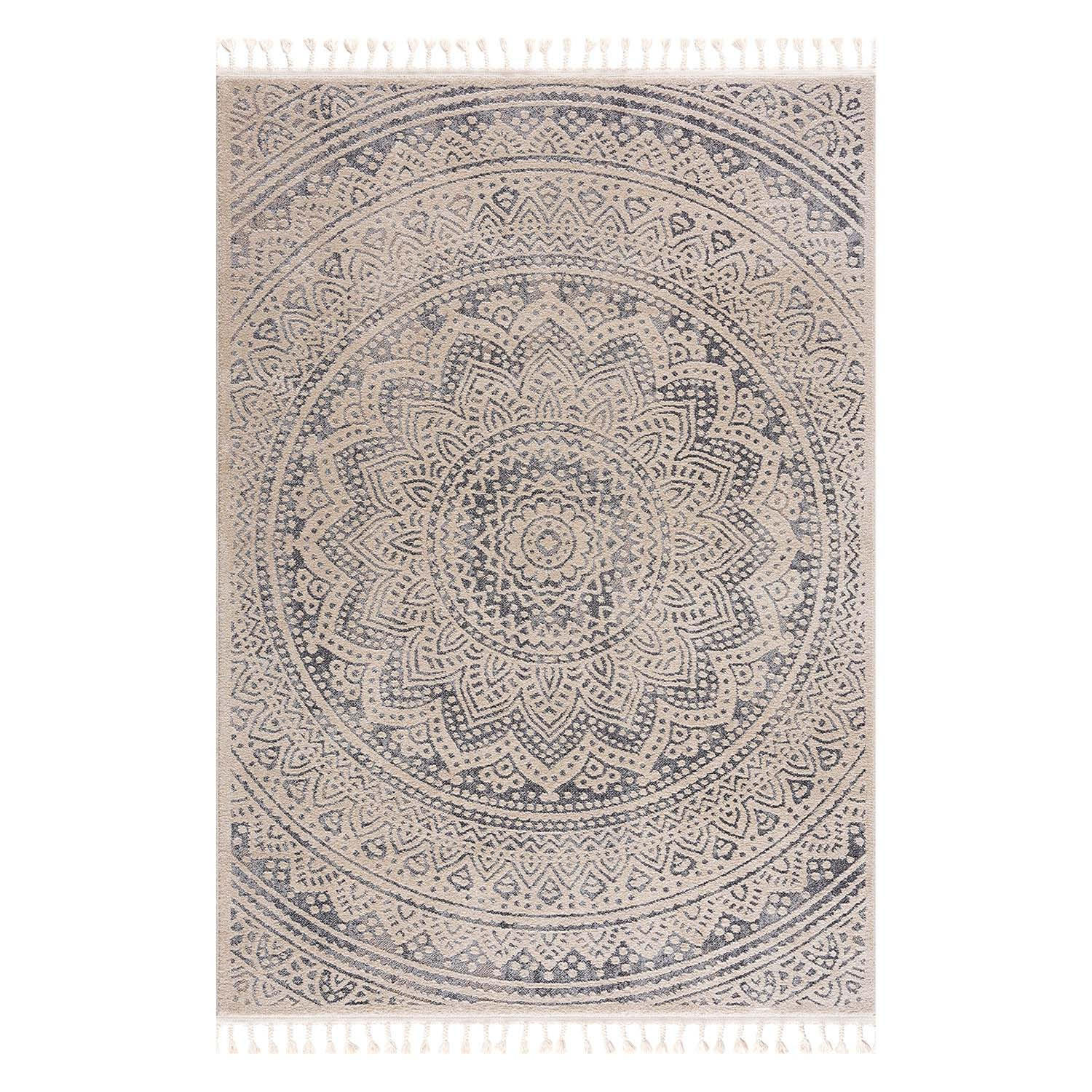 KURZFLOR-TEPPICH Art 1652 Grau 160x230 cm - Grau, Textil (160/230cm) - carpet city