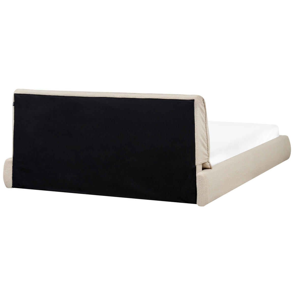 POLSTERBETT mit Lattenrost 180x200 cm Beige Vinay - Beige, Textil (180/200cm) - Beliani