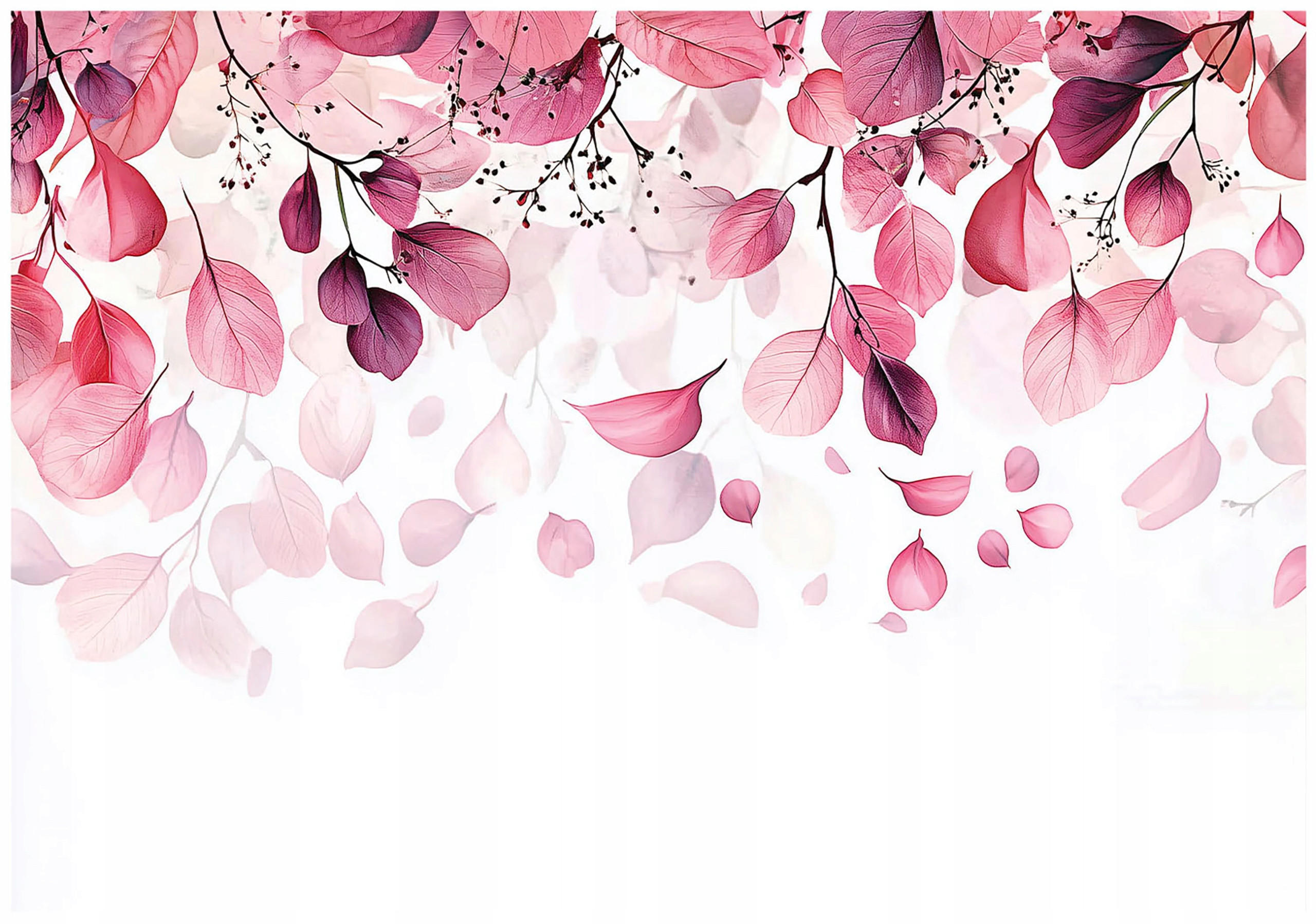 FOTOTAPETE Blätter Natur Vlies Tapete Wohnzimmer Schlafzimmer 300x210 - Multicolor, Papier (300/210cm) - Wallarena
