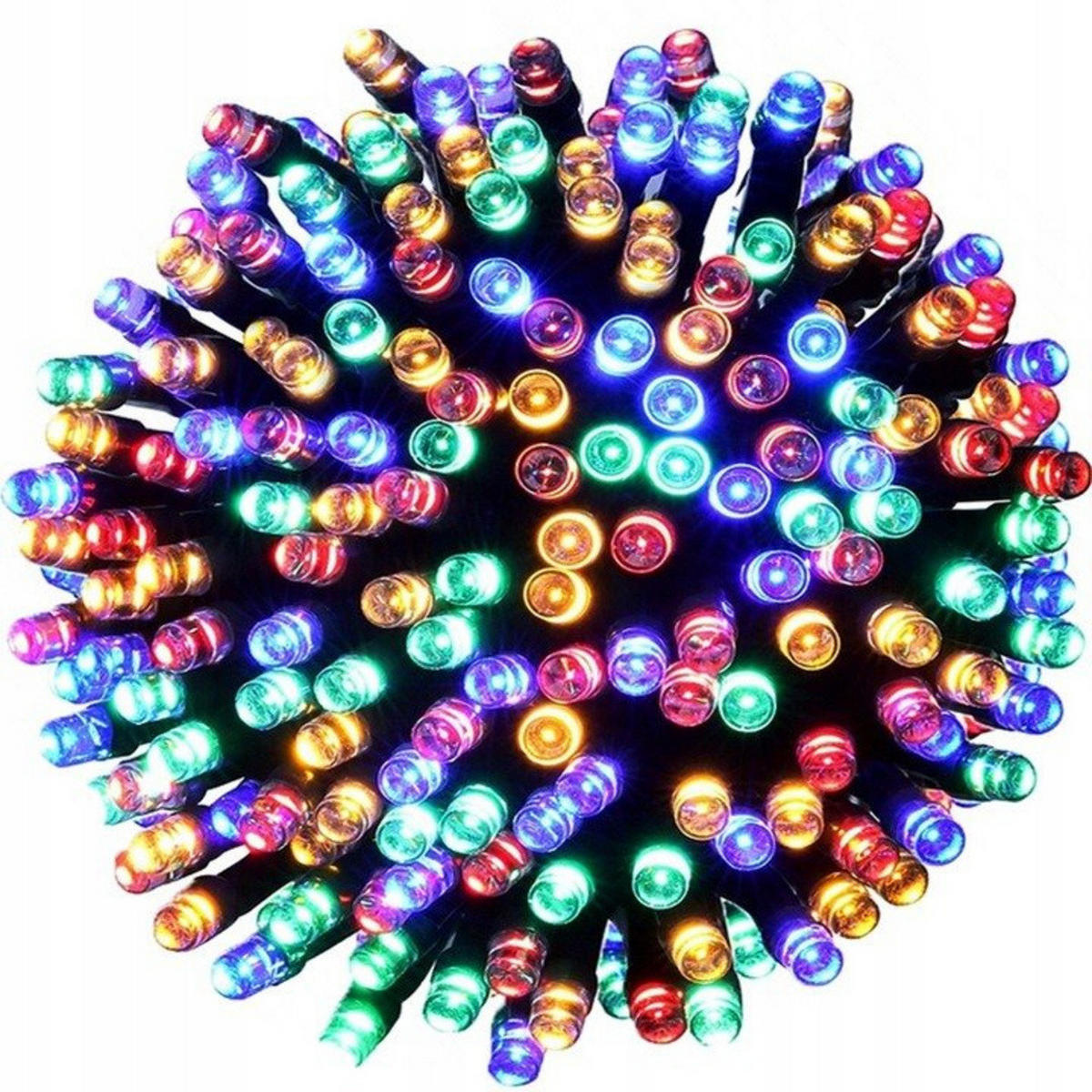 LICHTERKETTE 96 LED bunt - Multicolor, Kunststoff (700cm) - Fééric Lights and Christmas