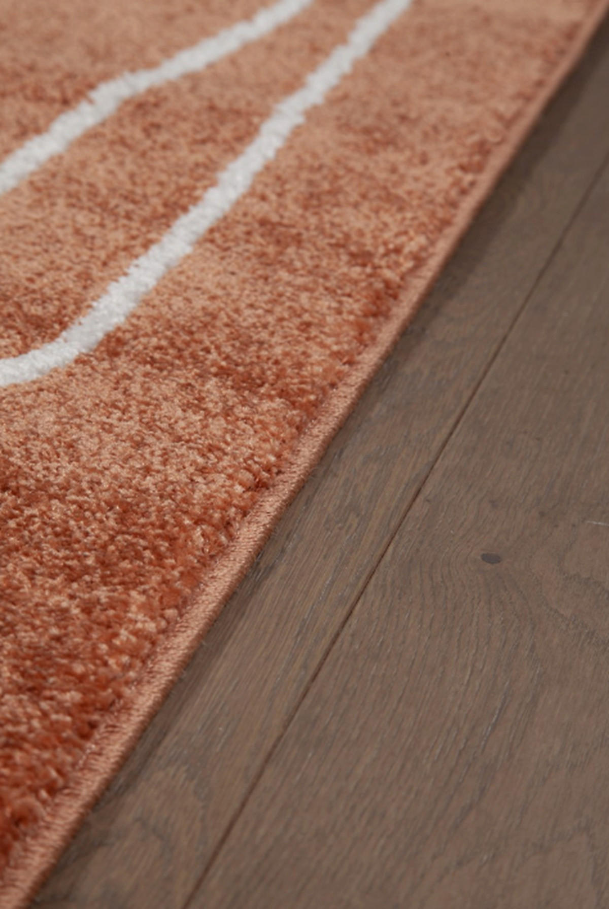 TEPPICH modern Flachgewebe STUDIO Orange 160 x 230 cm - Orange, Textil (160/230cm) - Novatrend