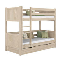 ETAGENBETT N02 mit Schublade Sonoma Eiche 90/200 - Sonoma Eiche, Naturmaterialien/Holz (90/200cm) - N-Wood