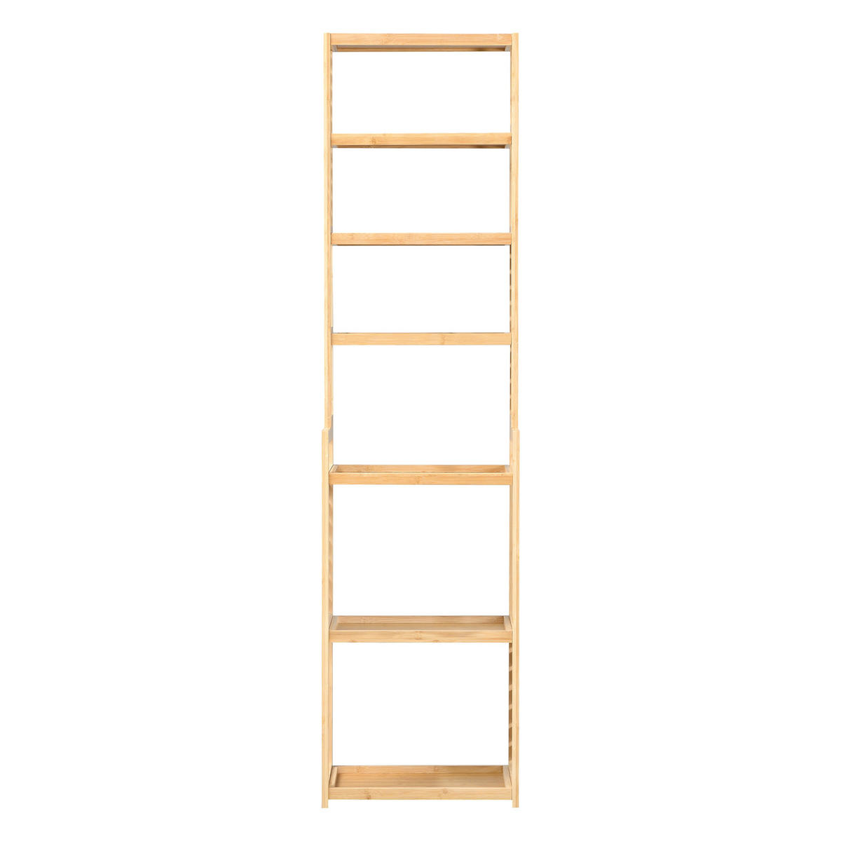 BADEZIMMERREGAL Forssa - Naturfarben, Holz (42/165/28cm) - [en.casa]