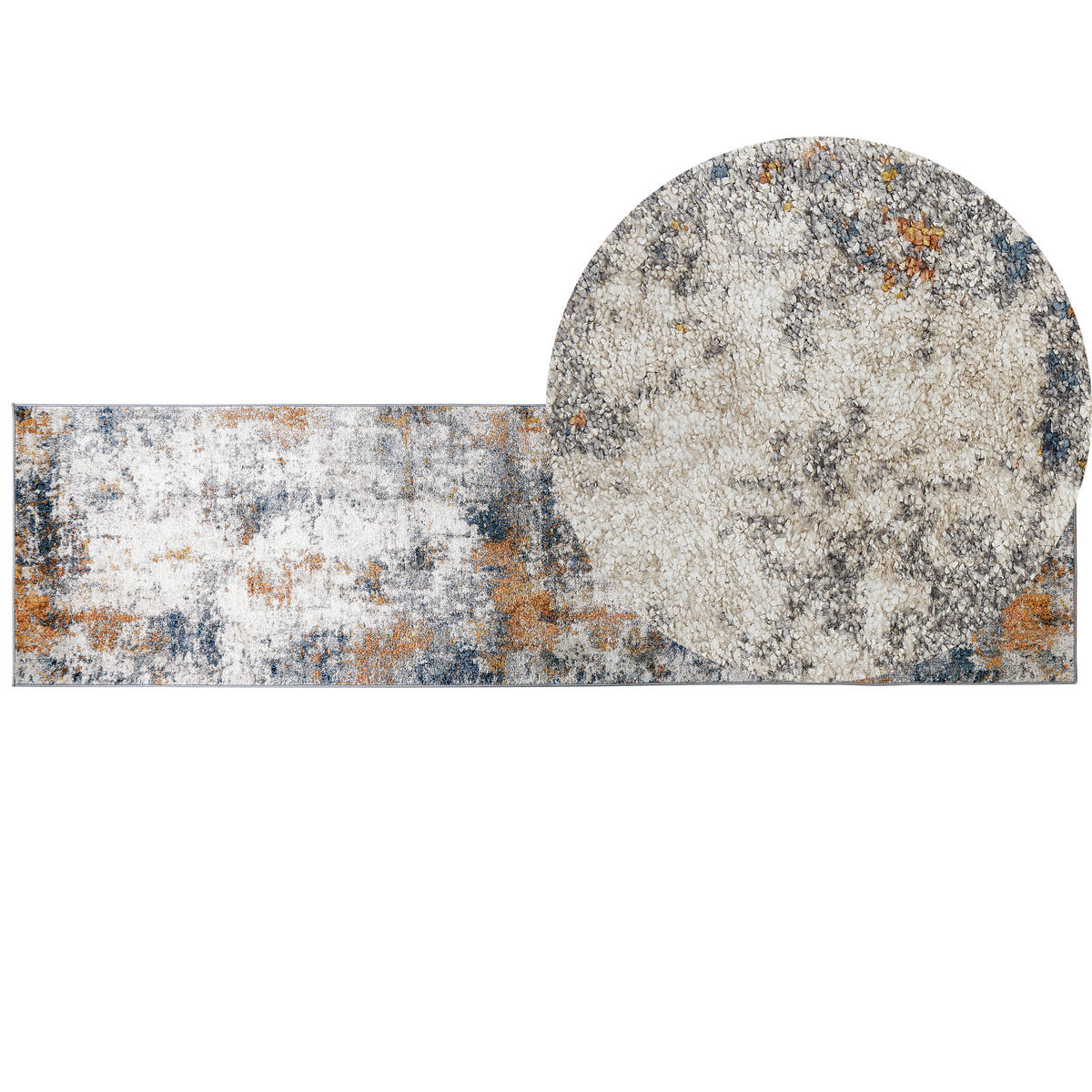VINTAGE-TEPPICH Shatin 300/80 cm - Beige, Kunststoff (80/300cm) - Beliani