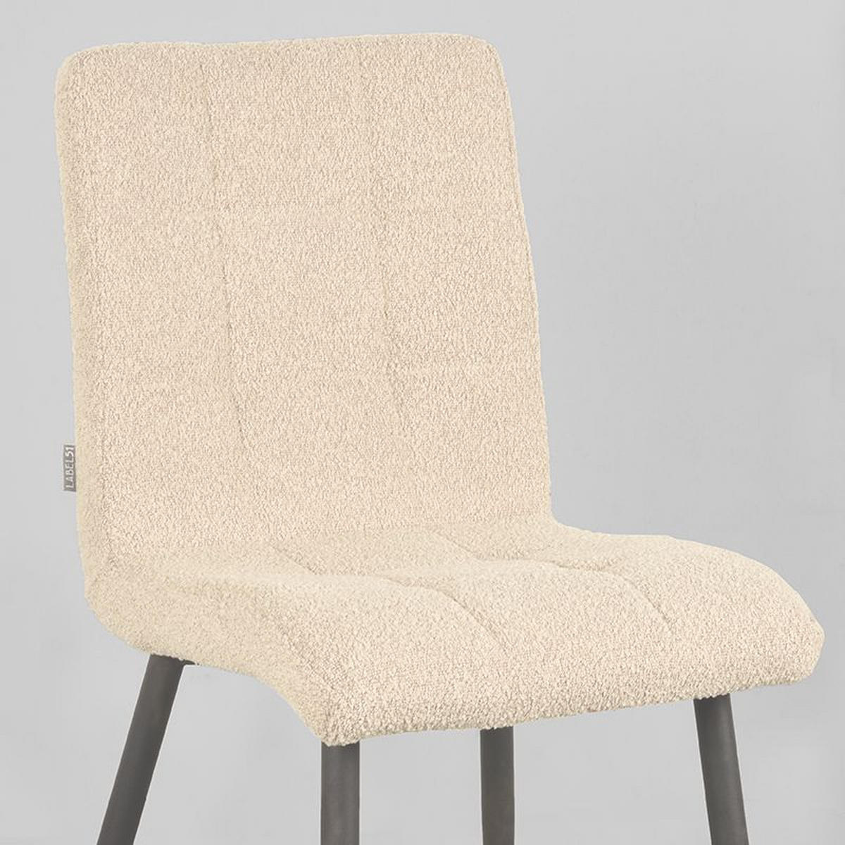 ESSZIMMERSTUHL Sam Beige 45/57/86 cm 2er-Set - Hellbraun, Textil (57/86/45cm) - LABEL51