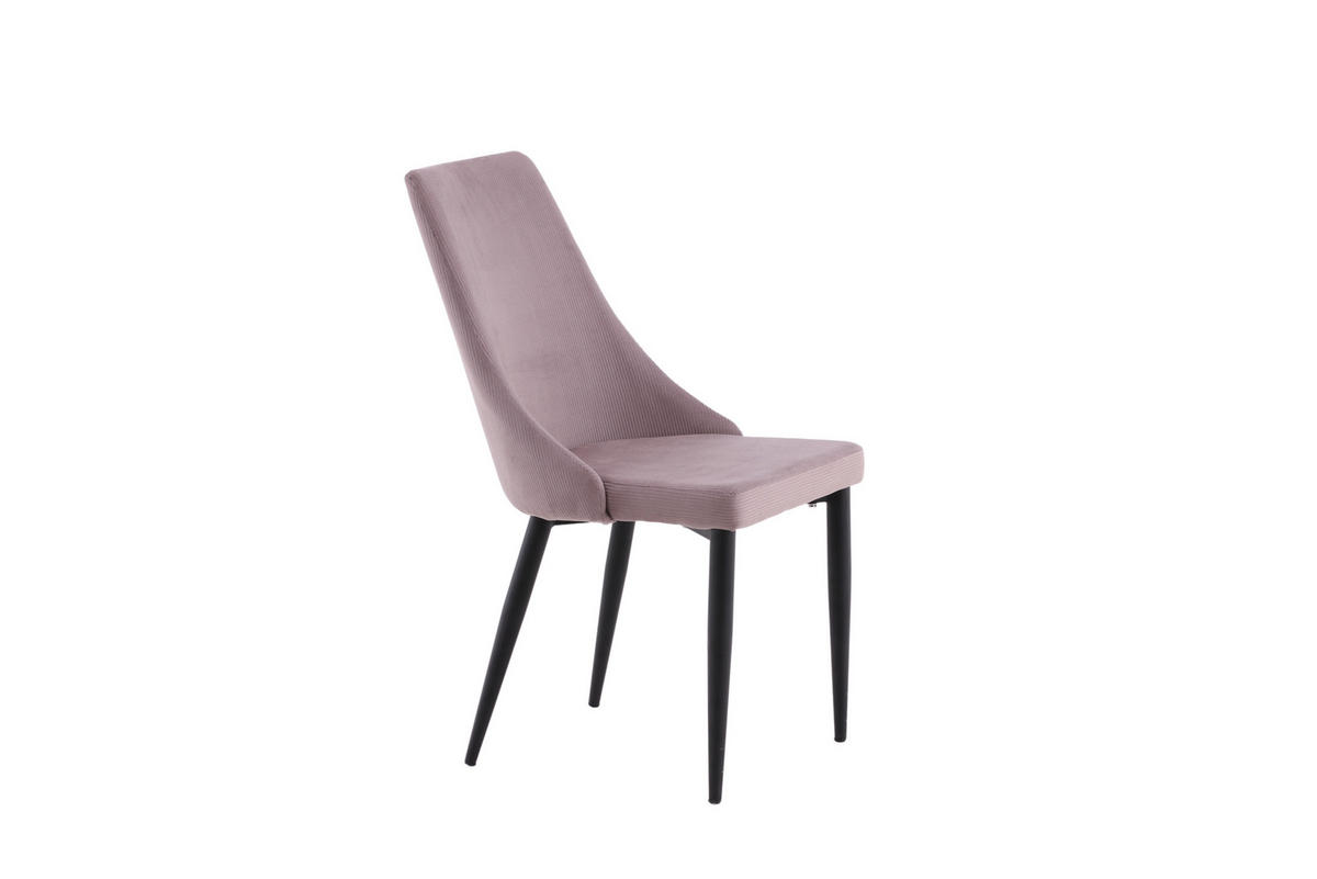 ESSZIMMERSTUHL Leone Altrosa 47x63x91 - Pink, Textil (47/91/63cm) - FURNLUX