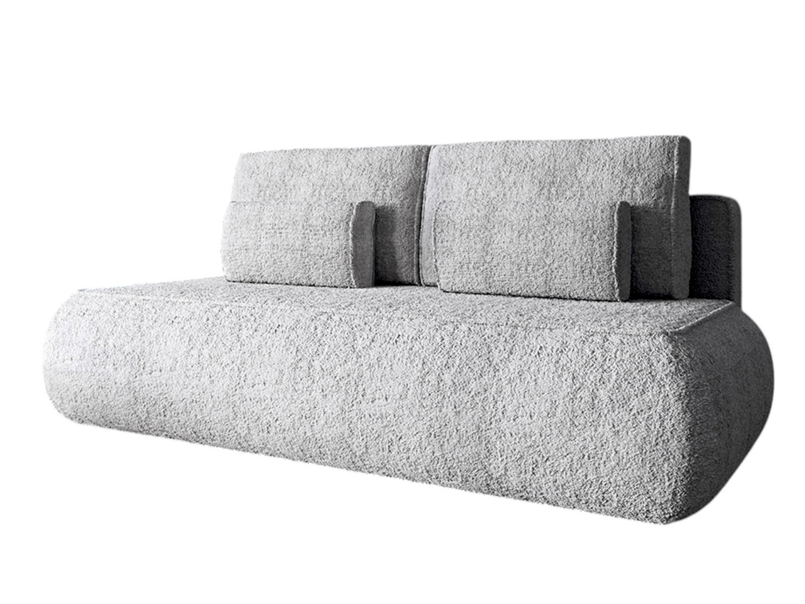 SCHLAFSOFA mit Bettkasten BELLS Grau - Grau, Holzwerkstoff (214/96/96cm) - Compleo24