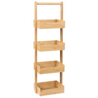 REGAL Heller Holzfarbton Vaupes - Hellbraun, Holz (28/87/18cm) - Beliani