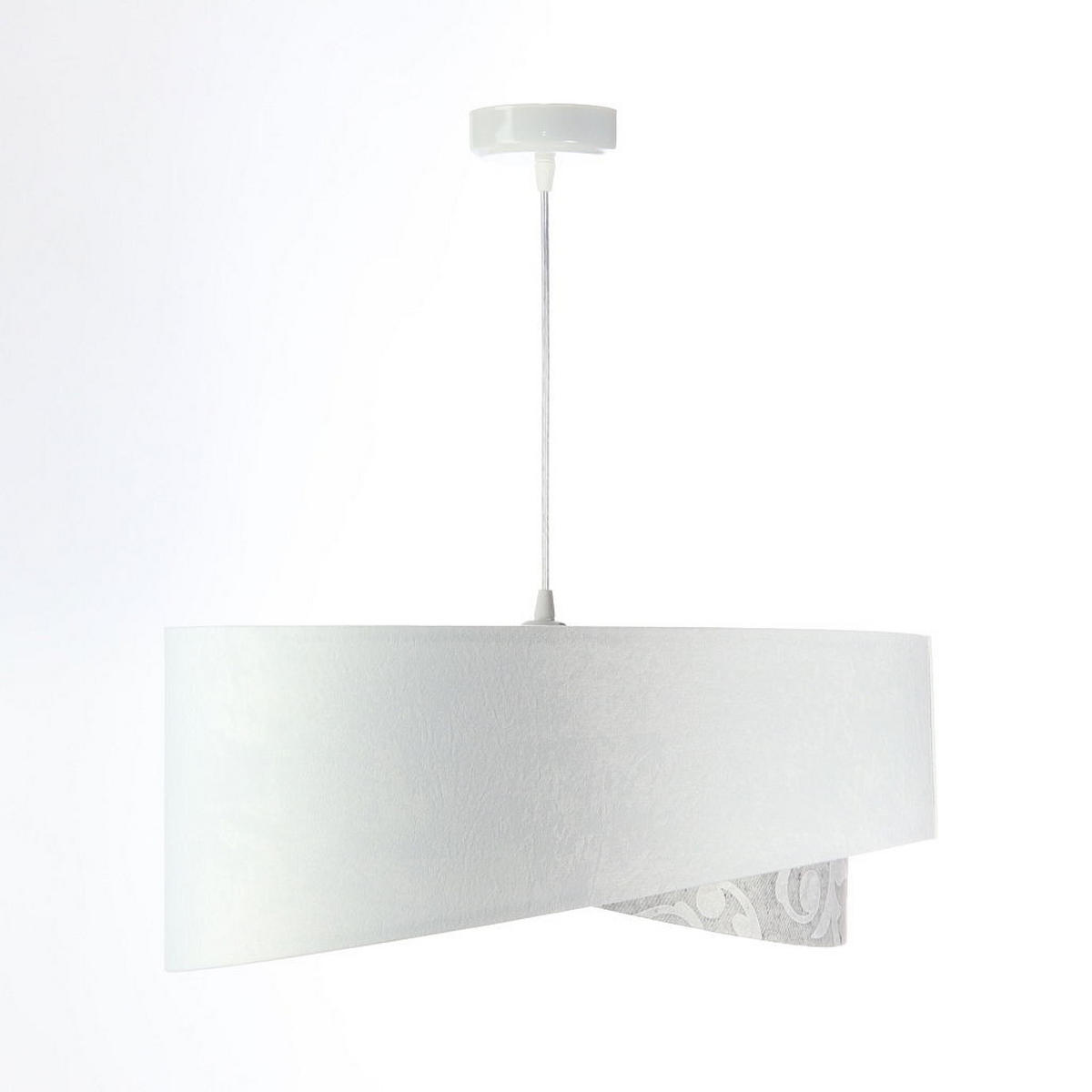 HÄNGELEUCHTE Grau 50/23 cm - Grau, Kunststoff (50/1/23cm) - ONZENO