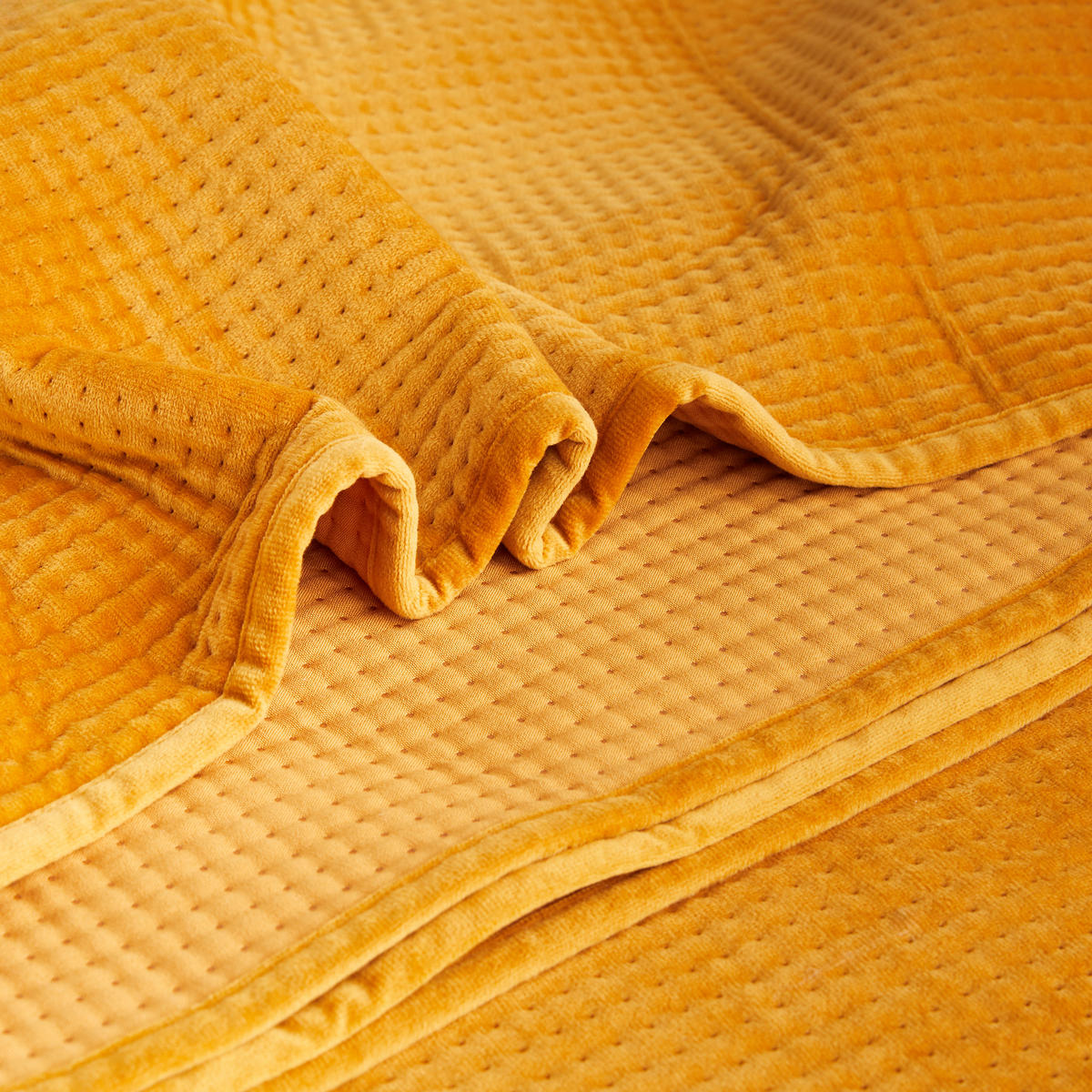 TAGESDECKE Pontoso - Dunkelgelb, Textil (200/220cm) - home&you