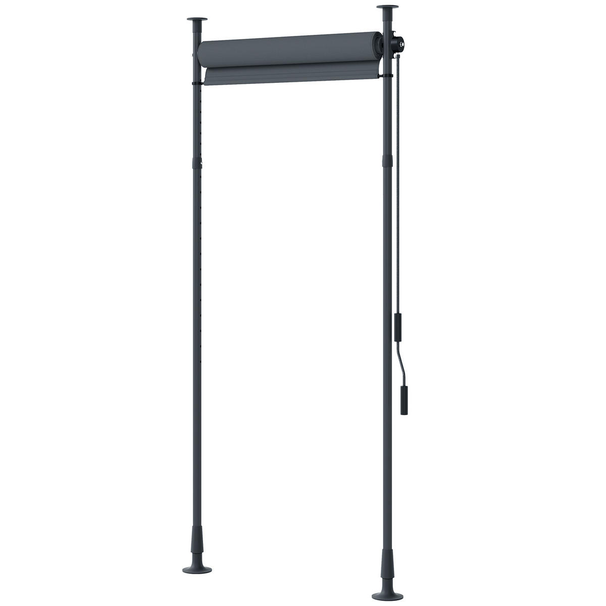 FREISTEHENDE freistehende DE-10619 Dunkelgrau - Dunkelgrau, Metall (2.8/310/120cm) - ComfortXL
