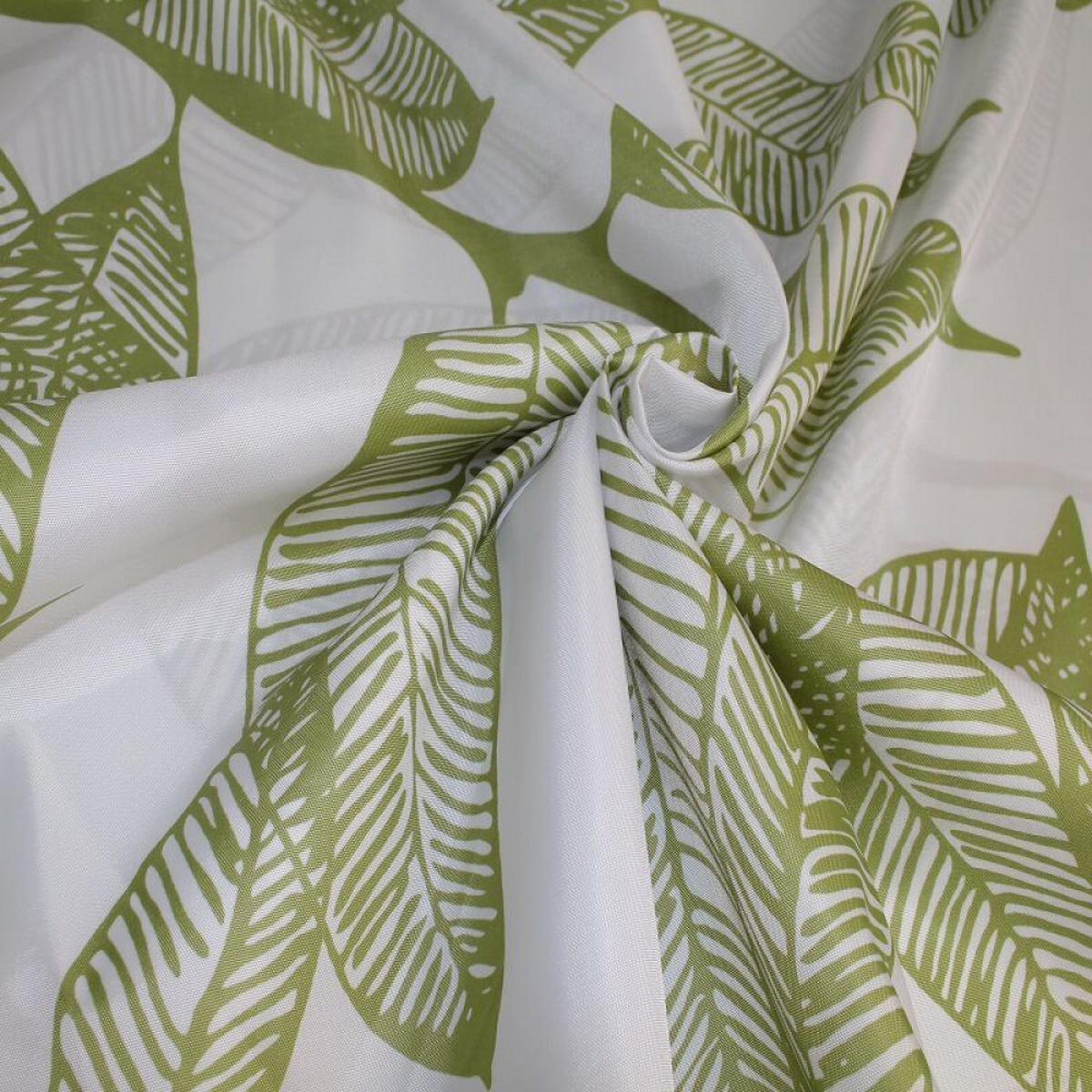 DUSCHVORHANG Polyester schnell trocknend wasserdicht mit Haken - Weiß, Textil (180/200cm) - MCBOSON