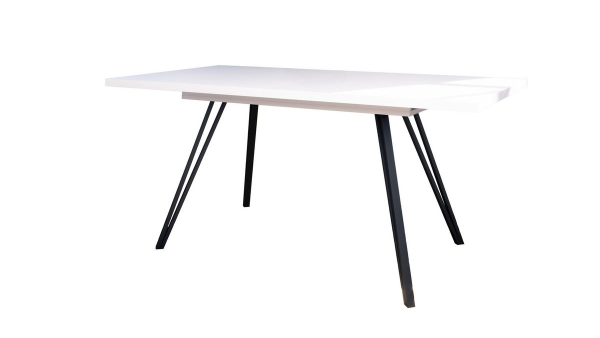 ESSTISCH Life Tischplatte in Weiß matt - Weiß, Holzwerkstoff (90/200/75cm) - Vladon