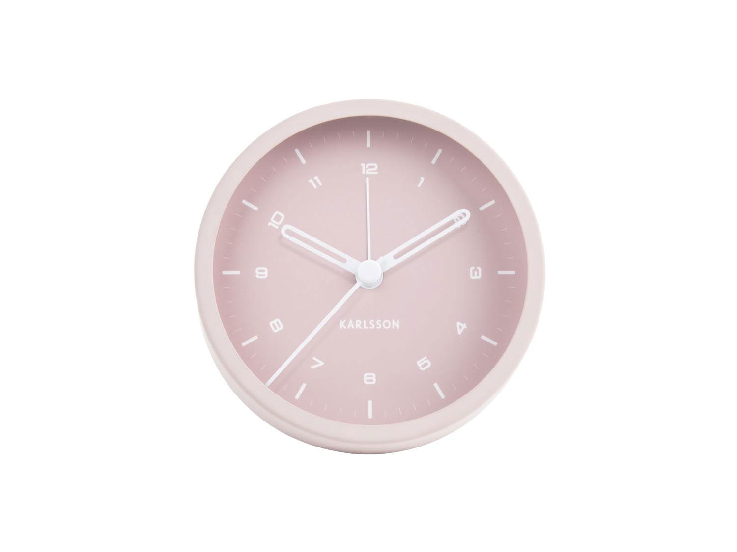 WECKER Pink 9/9 cm - Pink, Metall (9/9/3cm) - KUNSTLOFT