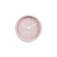 WECKER Pink 9/9 cm - Pink, Metall (9/9/3cm) - KUNSTLOFT