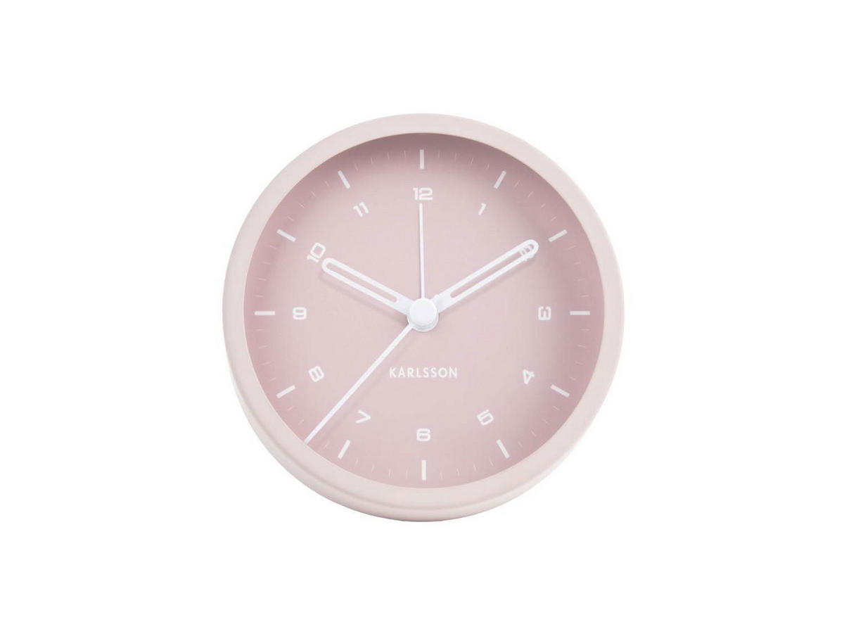 WECKER Pink 9/9 cm - Pink, Metall (9/9/3cm) - KUNSTLOFT