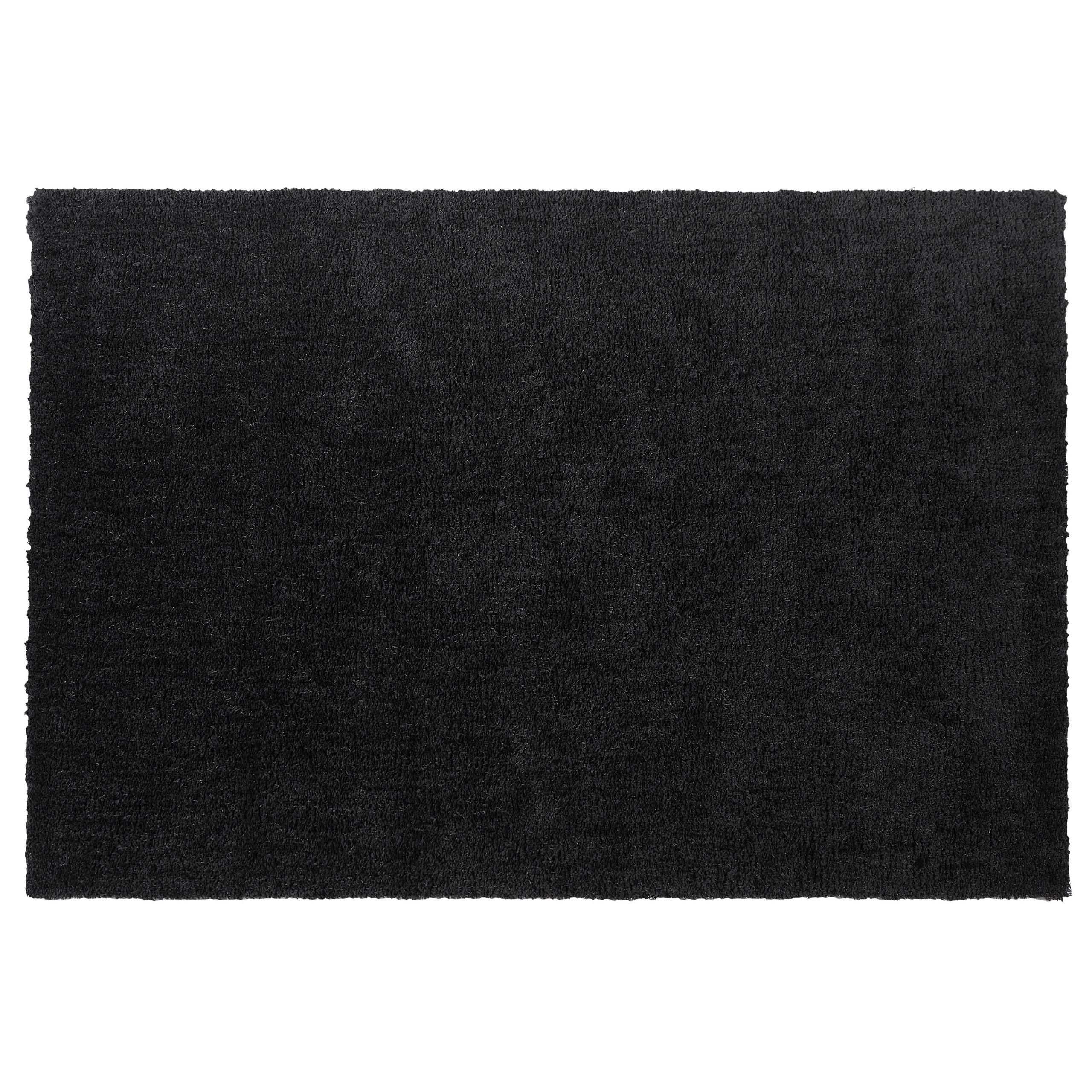 SHAGGY-TEPPICH Demre 200/140 cm - Schwarz, Kunststoff (140/200cm) - Beliani