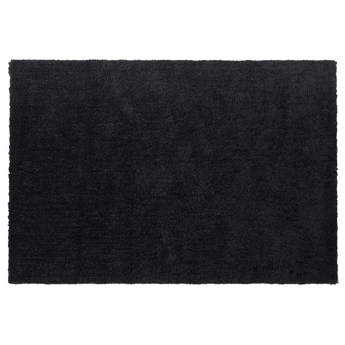 SHAGGY-TEPPICH Demre 200/140 cm - Schwarz, Kunststoff (140/200cm) - Beliani