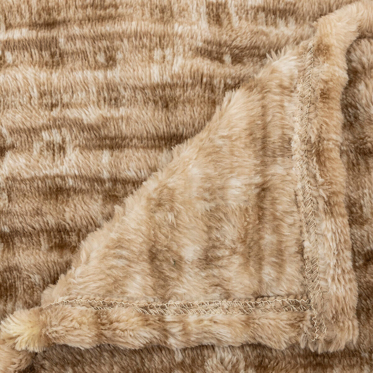 FLEECEDECKE Flan 125/150 cm - Beige, Textil (1/125cm) - Atmosphera Createur d´interieur