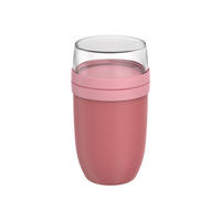 LUNCHPOT XL Ellipse Vivid Mauve 750 ml + 300 ml - Altrosa, Kunststoff (10.7/20/10.7cm) - Mepal