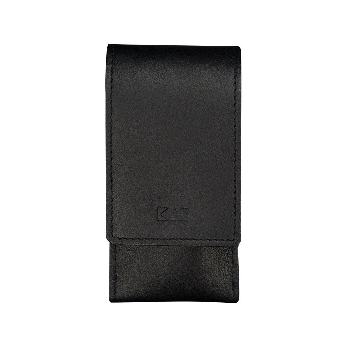 NAGELPFLEGE Set, 3-tlg., im Aufbewahrungsetui, Edelstahl / Nappaleder, Silberfarben / Schwarz - Silberfarben, Metall (7/2/14cm) - Kai Messer